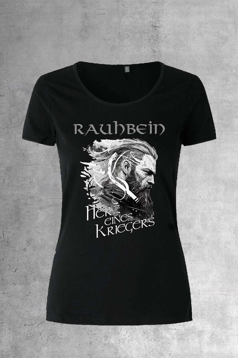 Rauhbein Girlshirt "Herz eines Kriegers"